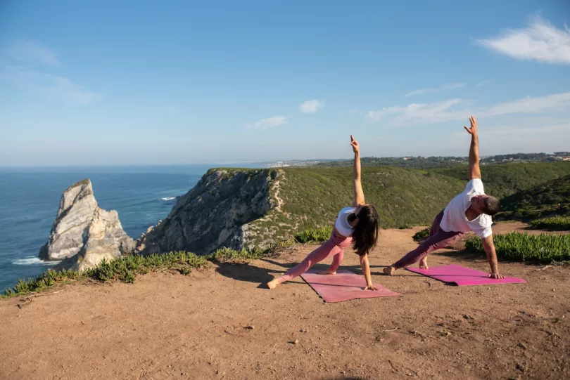 These Couple Yoga Poses