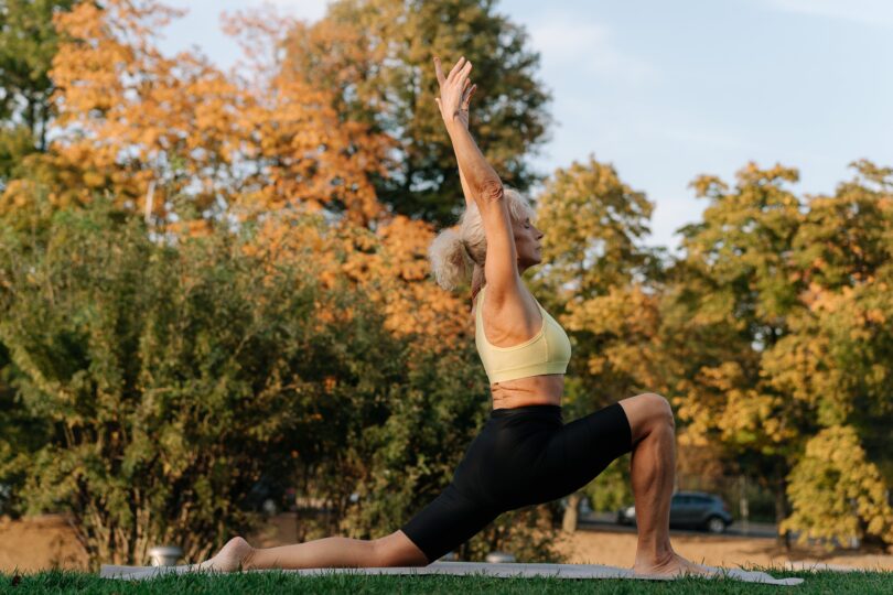 yoga for senior women