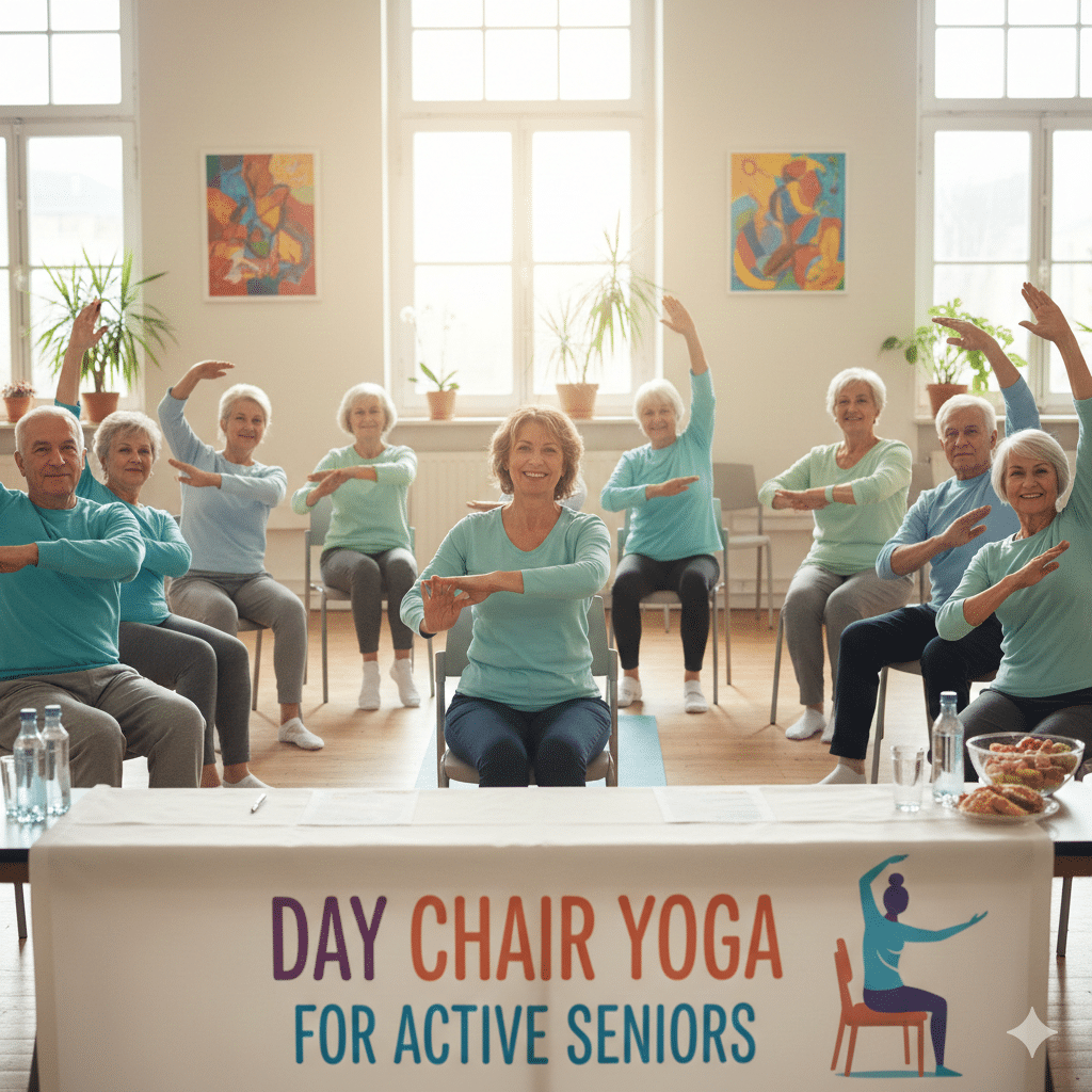 FREE 28-Day Chair Yoga for Seniors Chart (Printable & Beginner-Friendly
